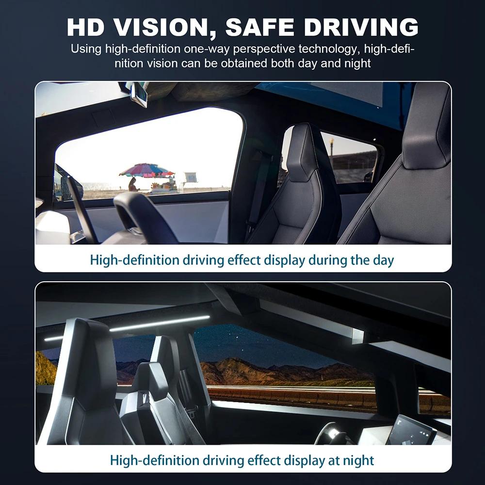 Pre Cut Car Window Tint Film For Tesla Cybertruck 2024 2025 PVC Ceramic Solar UV Protection Auto Foil Sticker Car Aaccessories