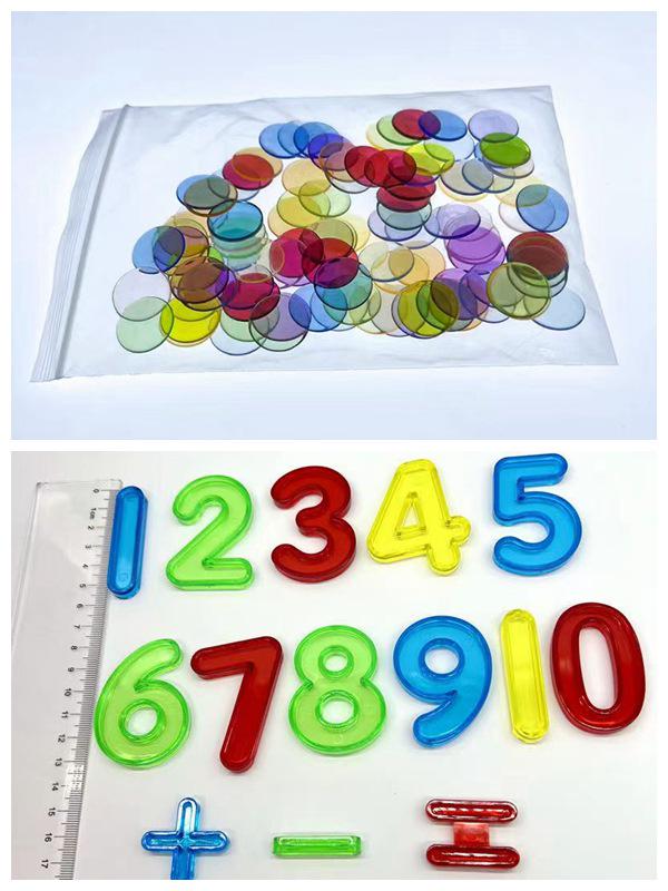 Красочные счетные монеты: Игрушки для раннего развития детей