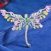 Fashion Crystal Dragonfly Brooch Pin Rhinestone Brooches Wedding Jewelry Gifts