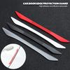 Защита края двери автомобиля, полоса для предотвращения столкновений, защитная наклейка для зеркала заднего вида, передний задний бампер, резиновая белая