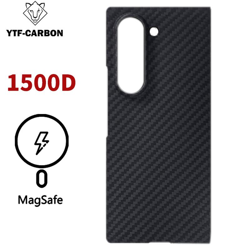 YTF для Samsung Galaxy Z Fold 7 Чехол из арамидного углеродного волокна Келар 5 Ультратонкий 6 Легкий Защитный Чехол Z Fold 7