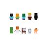 MINECRAFT Minecraft Soft Vinyl Puppet Mascot Box of 10