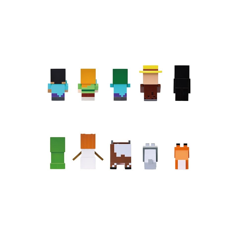 MINECRAFT Minecraft Soft Vinyl Puppet Mascot Box of 10