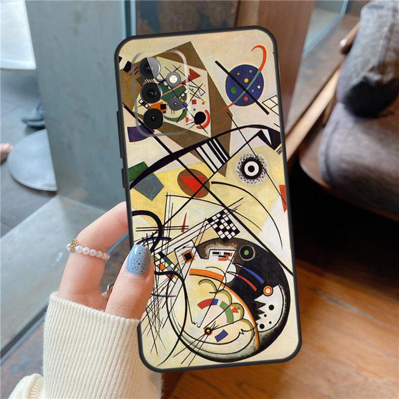 Wassily Kandinsky Abstract Phone Case For Samsung Galaxy A54 A34 A14 A13 A33 A53 A73 A12 A22 A32 A52 A72 A51 A71 Cover Coque