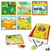 Child's Puzzle Lisciani Touchpad 18 Pieces 16 X 0.5 X 15 Cm (6 Units)