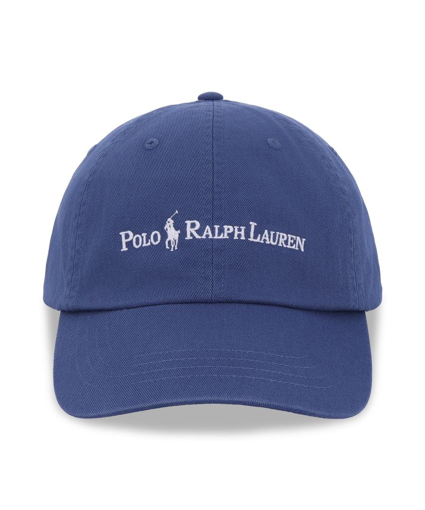 Кепка-бейсболка POLO RALPH LAUREN из хлопкового твила - Синяя