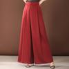 Элегантные летние широкие брюки женские модные повседневные длинные брюки с высокой талией винтажная одежда