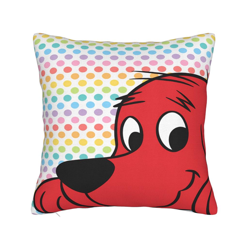 C-Clifford the Big Red Dog Pillow Case  Novelty Pillow Cover Soft Pillowcases For Chair Sofa Home Decor