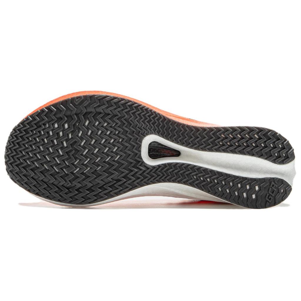 Li Ning Feidian 4 Challenger Carbon Plate Running Shoes Women Sneakers Orange White ARMU006-19