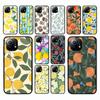 Summer Green Leaves Fruit Lemon Peach Phone Case For Xiaomi Mi Note 10 Pro 8 Lite 9 Se 10T 6X 6 5X 5 F1 Mix 2S Max 2 3 Cover