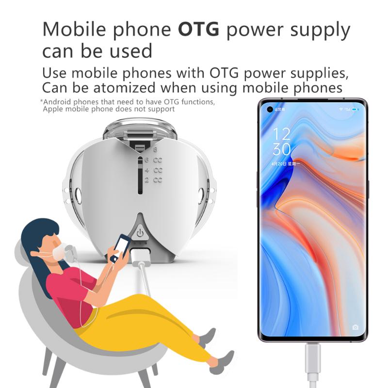 Мини-сетчатый распылитель, ручной портативный автомат для вдоха, бесшумный ультразвуковой распылитель для детей и взрослых, увлажнитель астмы