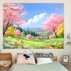 1Spring cherry blossom scenery print design No electricity required Very suitable for decorating the living room  Bedroom sym