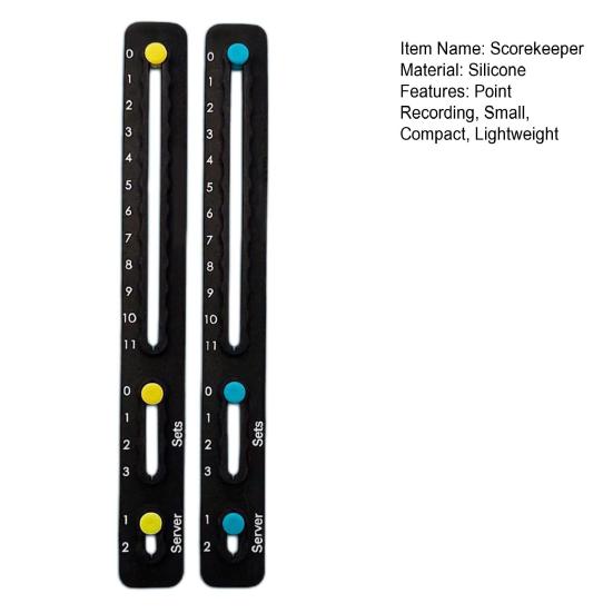 2 шт. Счётчик для пиклбола для ракеток, паддлов, мини-теннисных ракеток, маленький счётчик очков, счётчик для записи очков