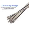 20pcs Stainless Steel Cable Ties Length 150/200/300mm Exhaust Wrap Self-Locking Cable Zip Tie Multi-Purpose Metal Locking Ties