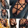 Women Bustier Hollow Push Up Crop Top Cage Harness Belt Lingerie Sexy Bandage Bra