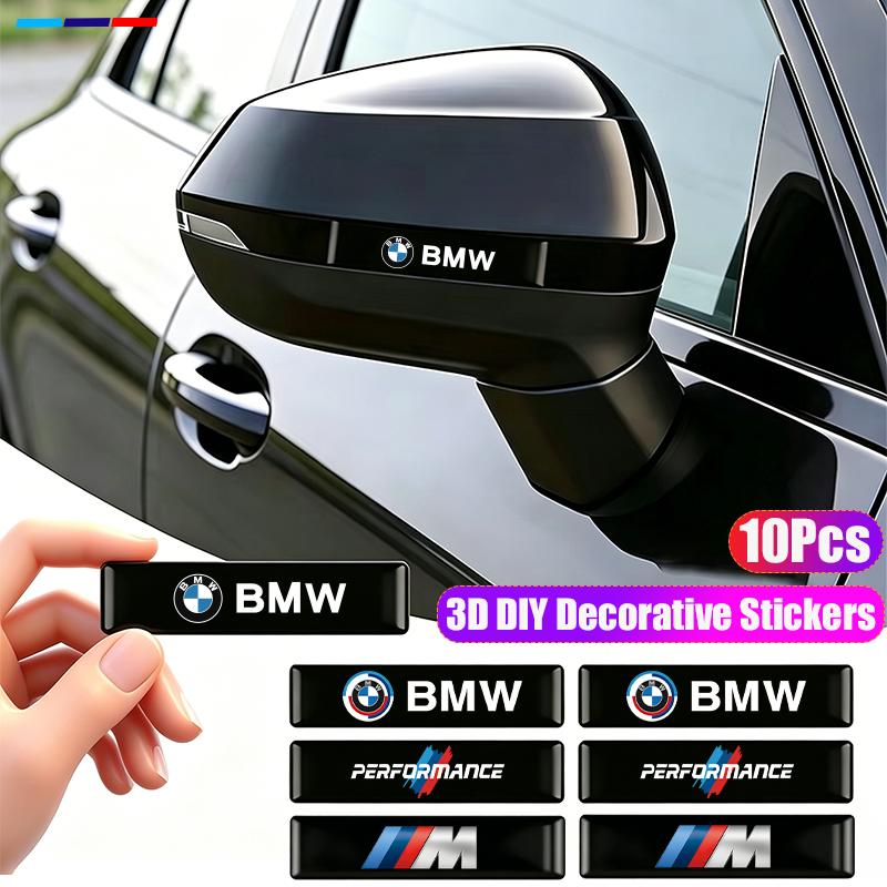 3D Epoxy Car Interior Exterior Decoration Sticker Accessories For BMW M F10 E90 F20 E46 E60 E70 E39 E36 X1 X3 X4 X5 X6 E93 E48 T111