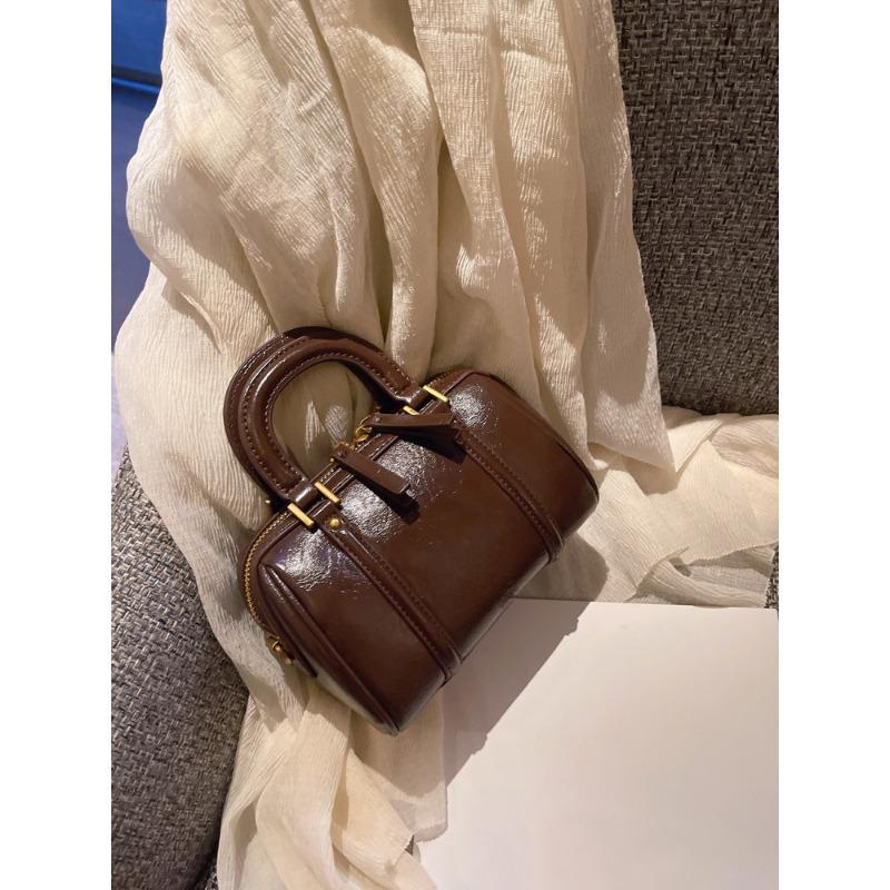 Ручная сумка-бостонка, Маленькая квадратная сумка, Ретро и модная сумка через плечо