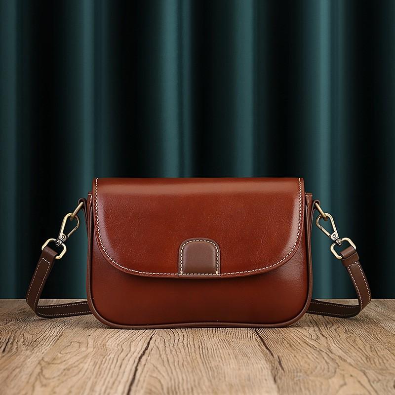 Johnature Простые женские сумки через плечо из натуральной кожи, винтажные мягкие однотонные сумки на плечо из натуральной натуральной яловой кожи