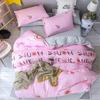 Duvet Cover Sets Bedroom Accessories Cotton Blend Quilt Cover Bed Sheet + Pillowcase