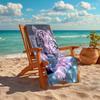 1Pc Neon Tiger Reflection Beach Towel Quick Dry Multiuse For Beach Pool Gym Yoga Home Travel Christmas Halloween Xmas Gift G1299