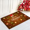 Рождественский Коврик-Добро Пожаловать Придверный Коврик Праздничный Нескользящий Коврик для Двери для Гостиной Спальни Кухни Прихожей Дома Сезонный Декор
