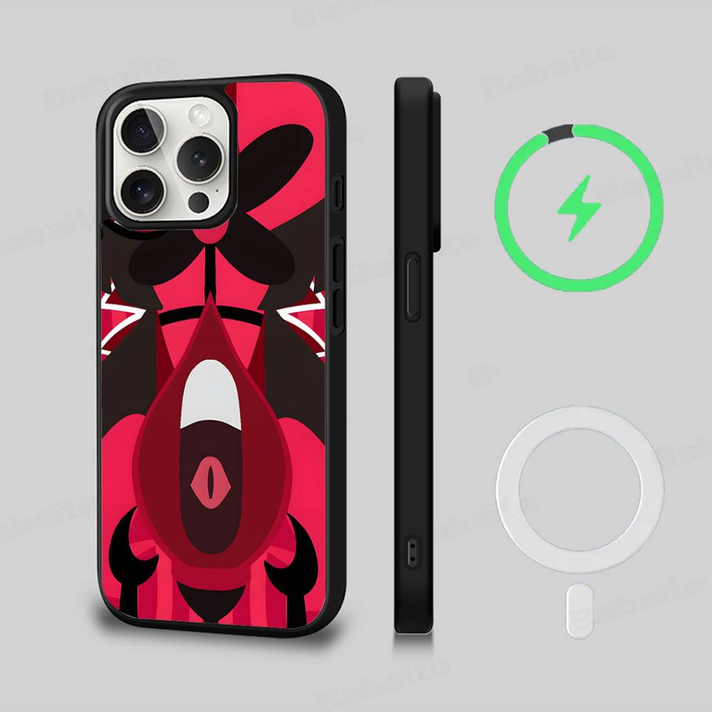 Привет A_Arnolds Мультяшный Чехол Для Телефона Для IPhone 17 16 15 14 13 12 11 Pro Max Mini Для Magsafe Магнитная Беспроводная Зарядка