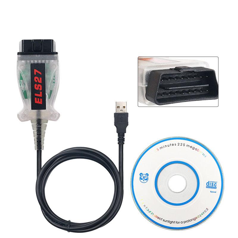 ELS27 FORScan V2.3.43 OBD2 Scanner PIC24HJ128GP FTDI Mircochip ELS 27 Multi Language ELS27 for Frd/Mzda