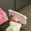Pig Nose Stand Holder Phone Case For iPhone15 14 Pro Max 12 13 11 XS XR Mini Cute Funny Soft Silicone Protective Cover Bracket