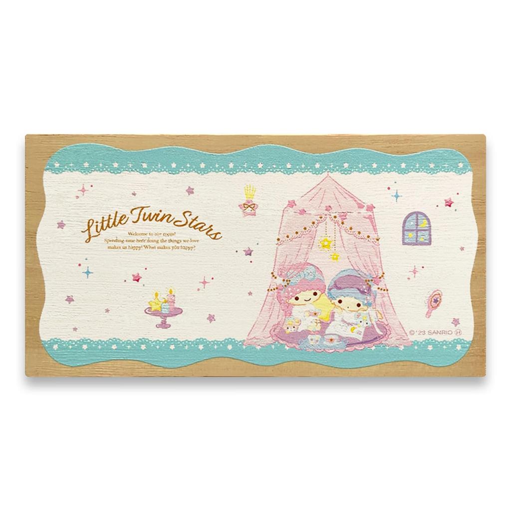 Первый зубной бокс с персонажами Sanrio Счастье Моя комната Звездочки-близнецы SANRIO LittleTwinStars Персонаж Дерево павловния Бокс для первого зуба