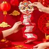 3D китайские традиционные красные конверты китайский Новый год 2025 денежный пакет китайский весенний фестиваль денежный мешок Хунбао для детей