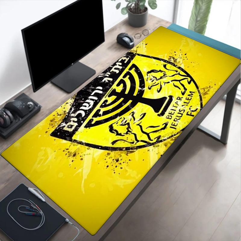 Jerusalem Fc Logo Design Mouse pad Mouse pad, Gaming Mouse Pad, keyboard pad, Desk Decor for computer notebook Fan Gift Birthday Gift