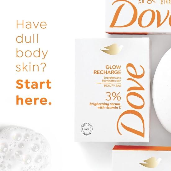 DOVE Сыворотка для сияния и восстановления кожи | 3% Осветляющая сыворотка + Витамин C | Заряжает энергией и придает коже сияние | Не содержит парабенов и SLS | 125 г