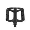 Funn Taipan S Fiberglass-Reinforced Thermoplastic Bicycle Pedals - 9/16" CrMo Axle with Anti-Slip Pins for MTB, BMX, Urban, and Gravel Riding (Black)