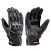 Daytona Motorcycle Gloves Genuine Leather Carbon Protector Smartphone Compatible All Sports Short Gloves Black XL Size 99226