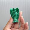 Unique Natural Gemstone Healing Crystal Carved Pocket Guardian Angel Perfect Home Decor Gift