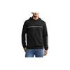 Hooded Printed Fleece Pullover Long Sleeve Sweatshirt Men Sweatshirt Black 40KC420-BAE