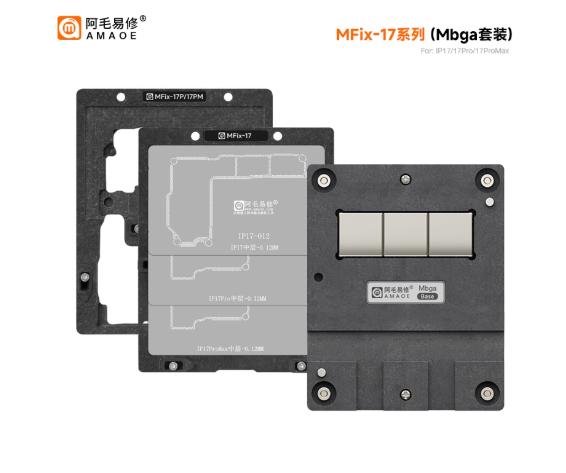 Крепление AMAOE MFix для iPhone17/Pro/ProMax/Крепление для ремонта материнской платы/Платформа для лужения средней части MBGA Магнитный набор креплений