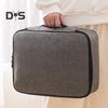 Document Organizer Folio Storage Bag with Handle Zipper Closure Large Capacity Waterproof Envelope File Holder Organizer