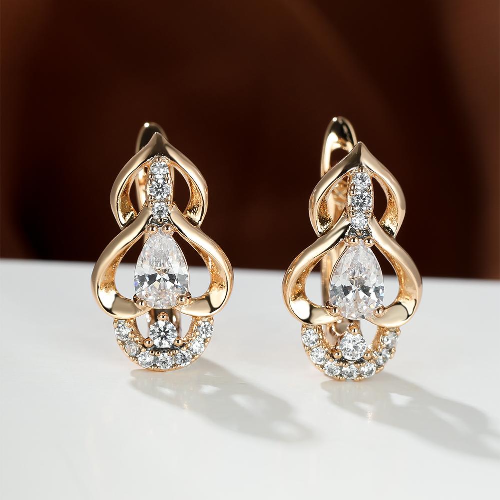 Изысканные женские серьги-гвоздики белого цвета, цвета морской волны, фиолетовый камень, серьги-крючки в форме сердца, полые серьги, подарок на годовщину свадьбы, День святого Валентина