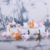 Декор для комнатных растений Подарки на день рождения Мелкий кот Кошачьи украшения Настольная модель Кукла-скрученное яйцо Игрушки для машины