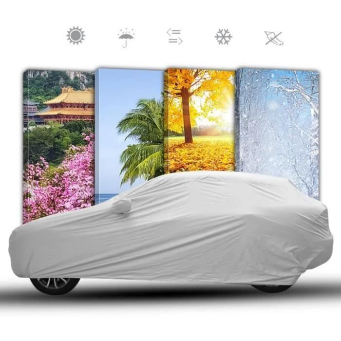 Car Cover - Universal - 485x180x120 Cm - Waterproof - Anti UV - Outdoor Protection