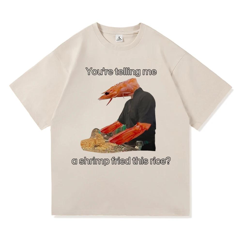 Funny Shrimp Fried Rice Graphic T-shirt