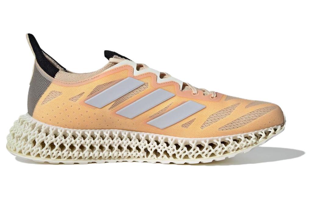 adidas 4DFWD 3 Тканевая Амортизация Дышащие Легкие Низкие Беговые Кроссовки Мужские Коричневые ID3487