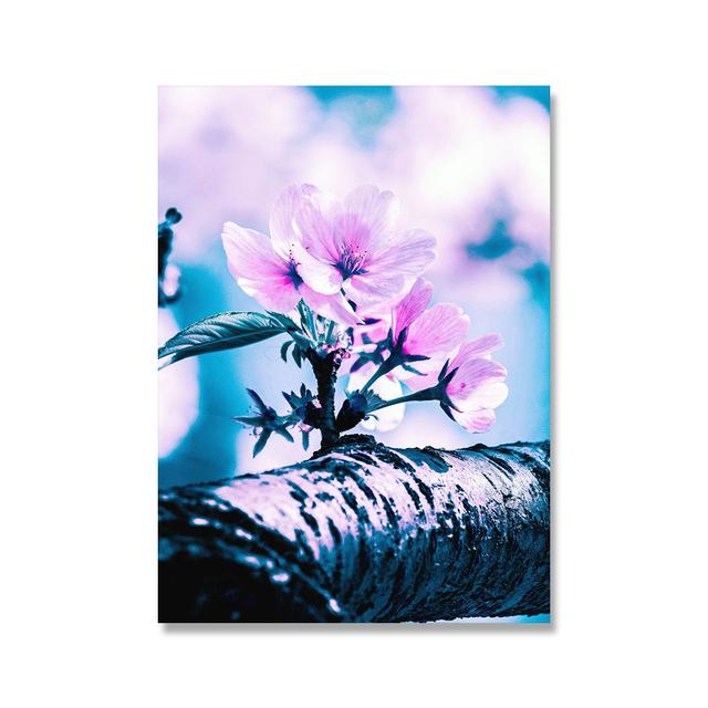 Холст Wall Art HD Ночной вид Уличные принты Плакаты Украшение дома Ночное дерево Симпатичная картина Спальня Модульная рамка для фотографий