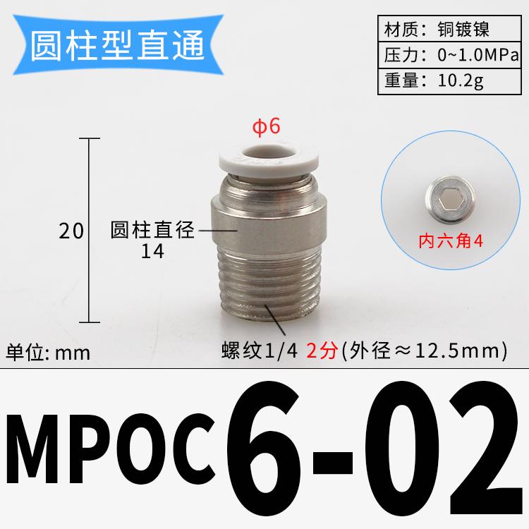 PC M3/4/5/6/8 1/8" 1/4" 3/8" BSP x 3 4 6 8 10 мм Трубка Латунь Пневматические Фитинги Быстроразъемное Соединение Для Цилиндра Компрессора