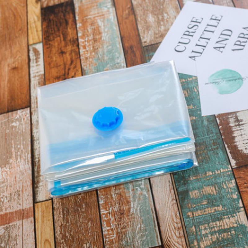 Vogue Space Saver Seal Saving Universal 9 Size Pratical Manually Organizer BagPump Compressed Vacuum Storage Bags Clear