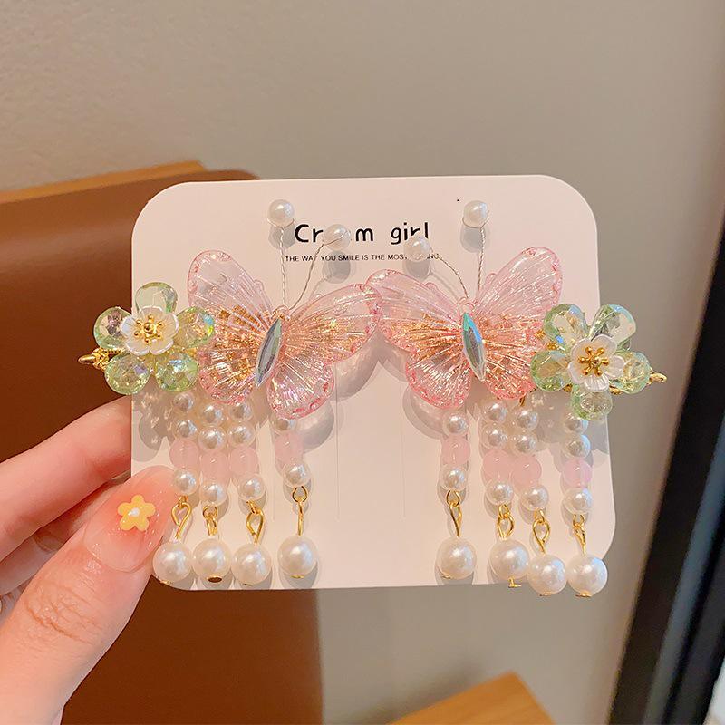 Китайские заколки для волос в стиле принцессы с кисточками - Аксессуары для волос Ханфу в древнем стиле для женщин и девочек