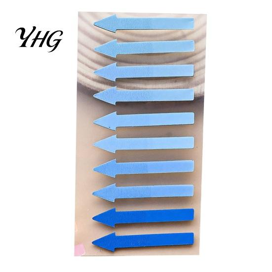 Study Supplies for School Arrow Index Tab Stickers, Translucent PET Page Markers, Student Note Organization Colorful Sticky Flags Organizing Book And