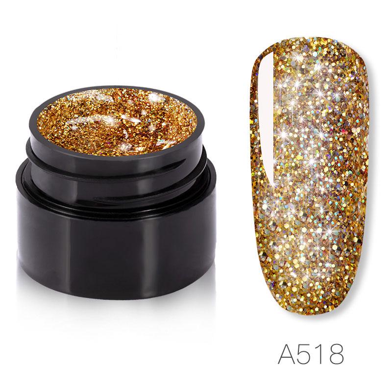 ROSALIND 5 мл Блестящий гель-лак для ногтей Блестящий гель-лак Soak Off UV Гель для дизайна ногтей