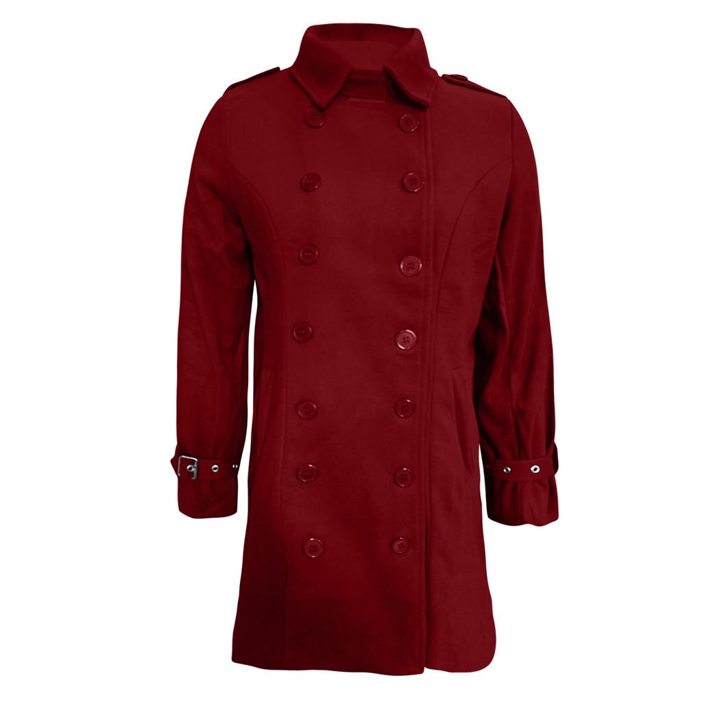 Женское модное повседневное твидовое длинное пальто